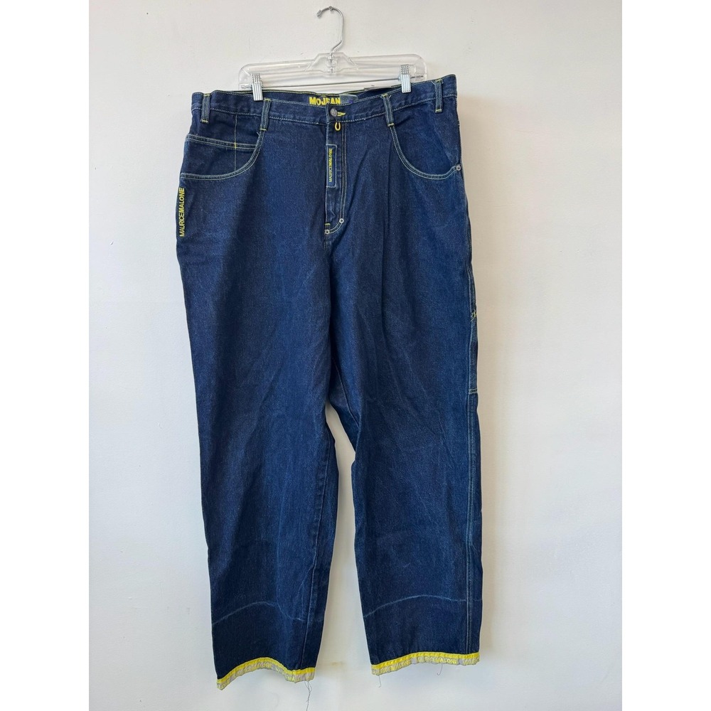 Vintage Maurice Malone MoJeans‎ Jeans Mens 42 Blue Carpenter Hammer Loop 90s